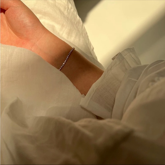 Tennis Bracelet Thin style - Picture 2 of 5